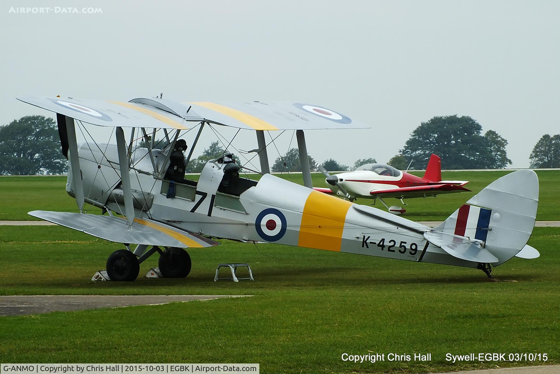 G-ANMO, 1935 De Havilland DH-82A Tiger Moth II C/N 3255, at The Radial And Training Aircraft Fly-in
