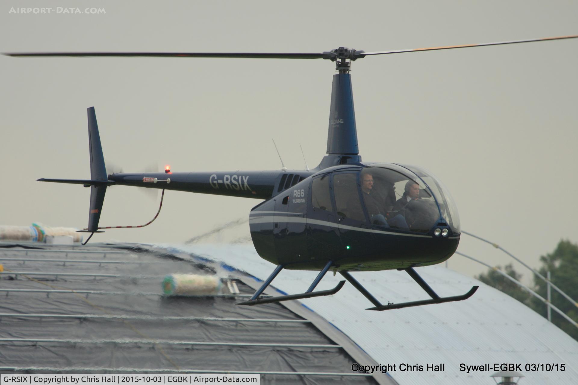 G-RSIX, 2011 Robinson R66 Turbine C/N 0017, at The Radial And Training Aircraft Fly-in