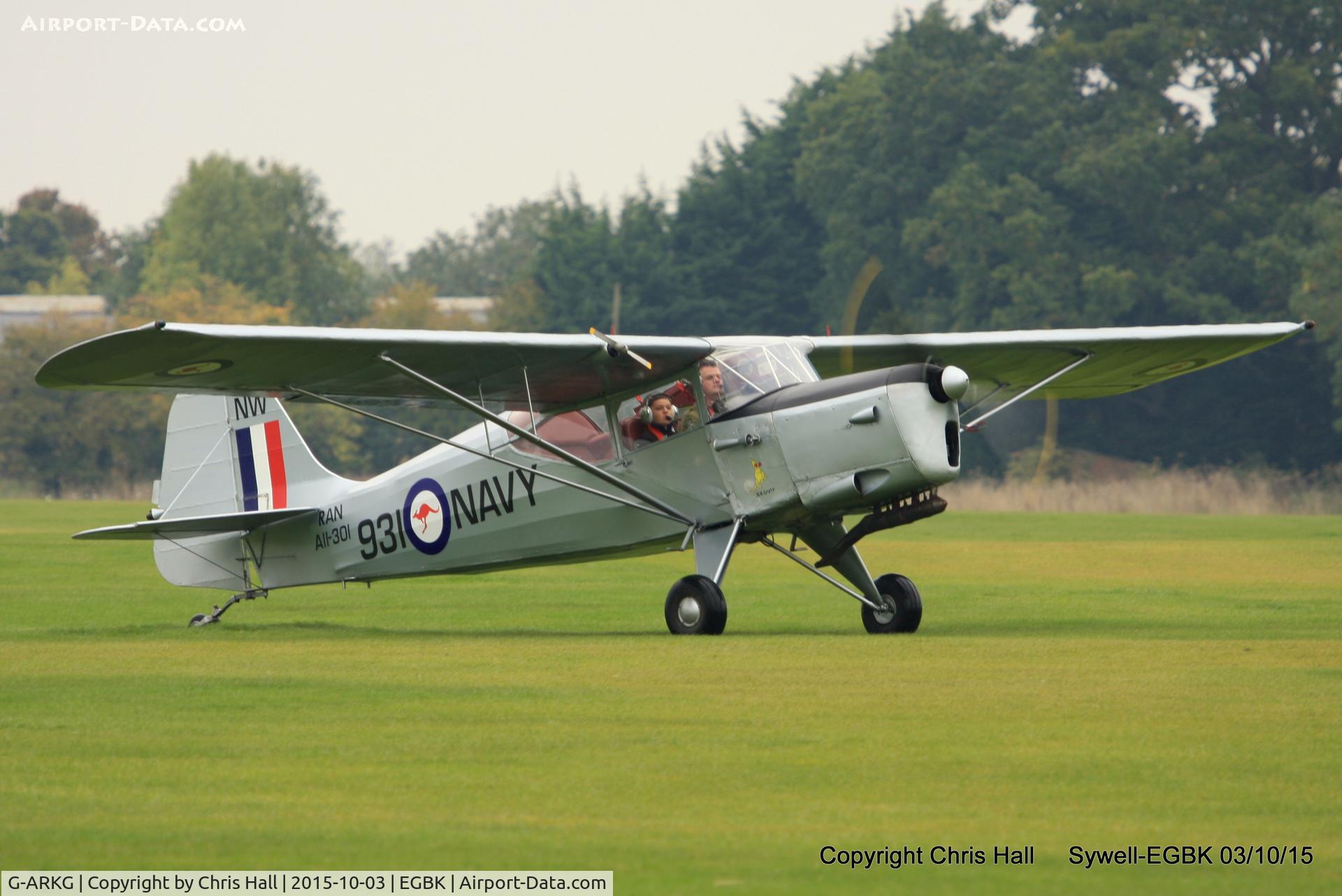G-ARKG, 1952 Auster J-5G Autocar C/N 3061, at The Radial And Training Aircraft Fly-in