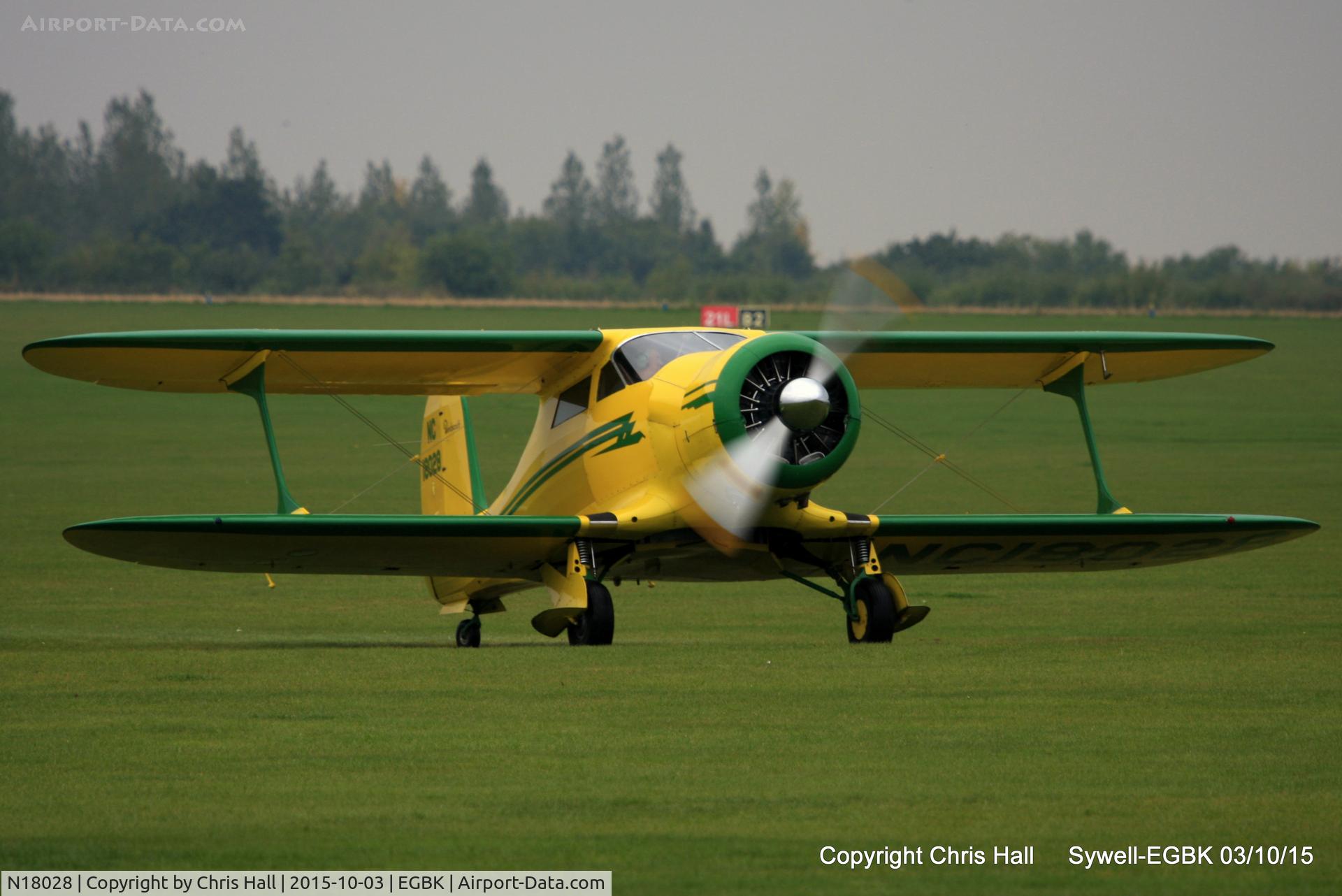 N18028, 1937 Beech D17S Staggerwing C/N 147, at The Radial And Training Aircraft Fly-in