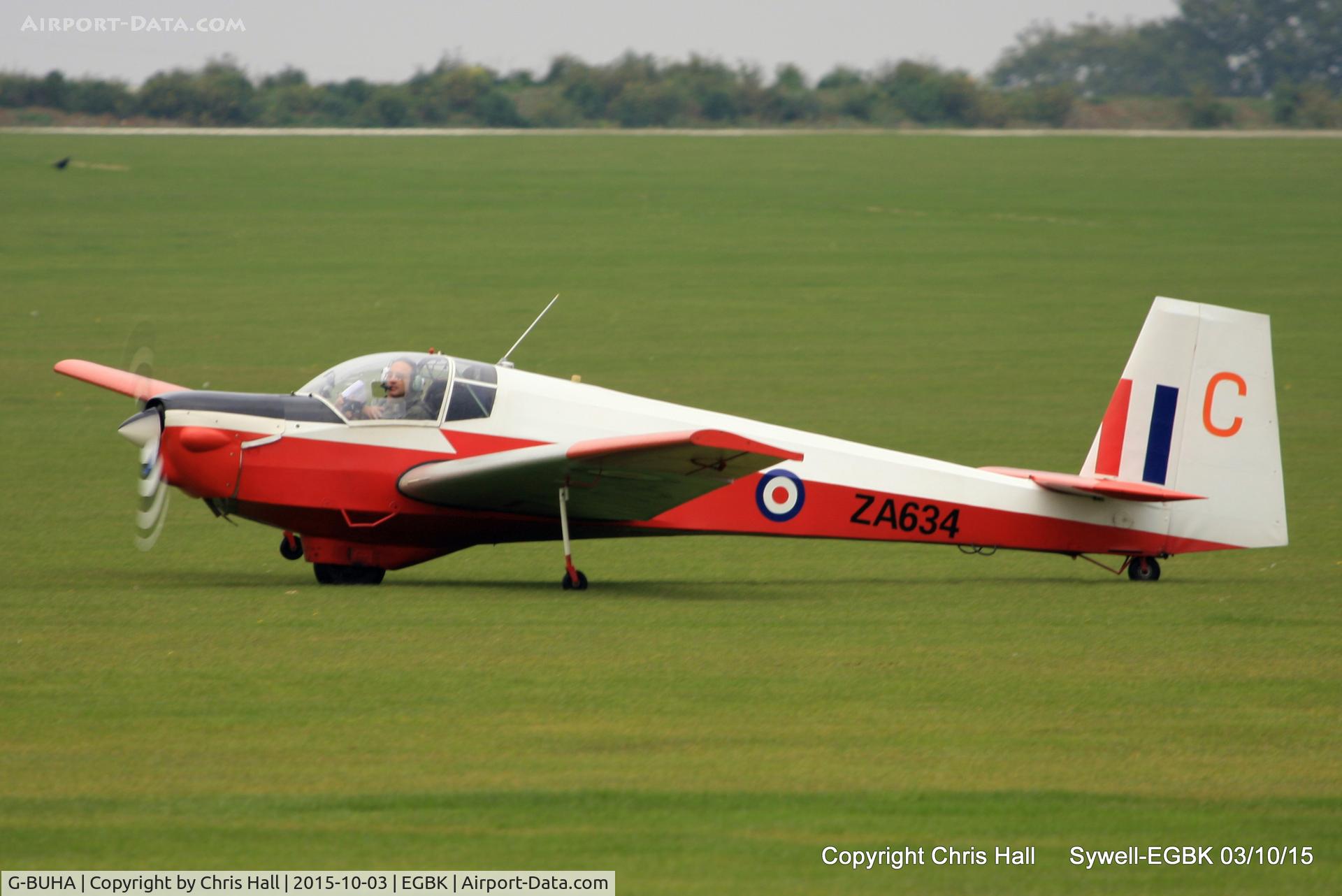 G-BUHA, 1980 Slingsby T-61F Venture T2 C/N 1970, at The Radial And Training Aircraft Fly-in