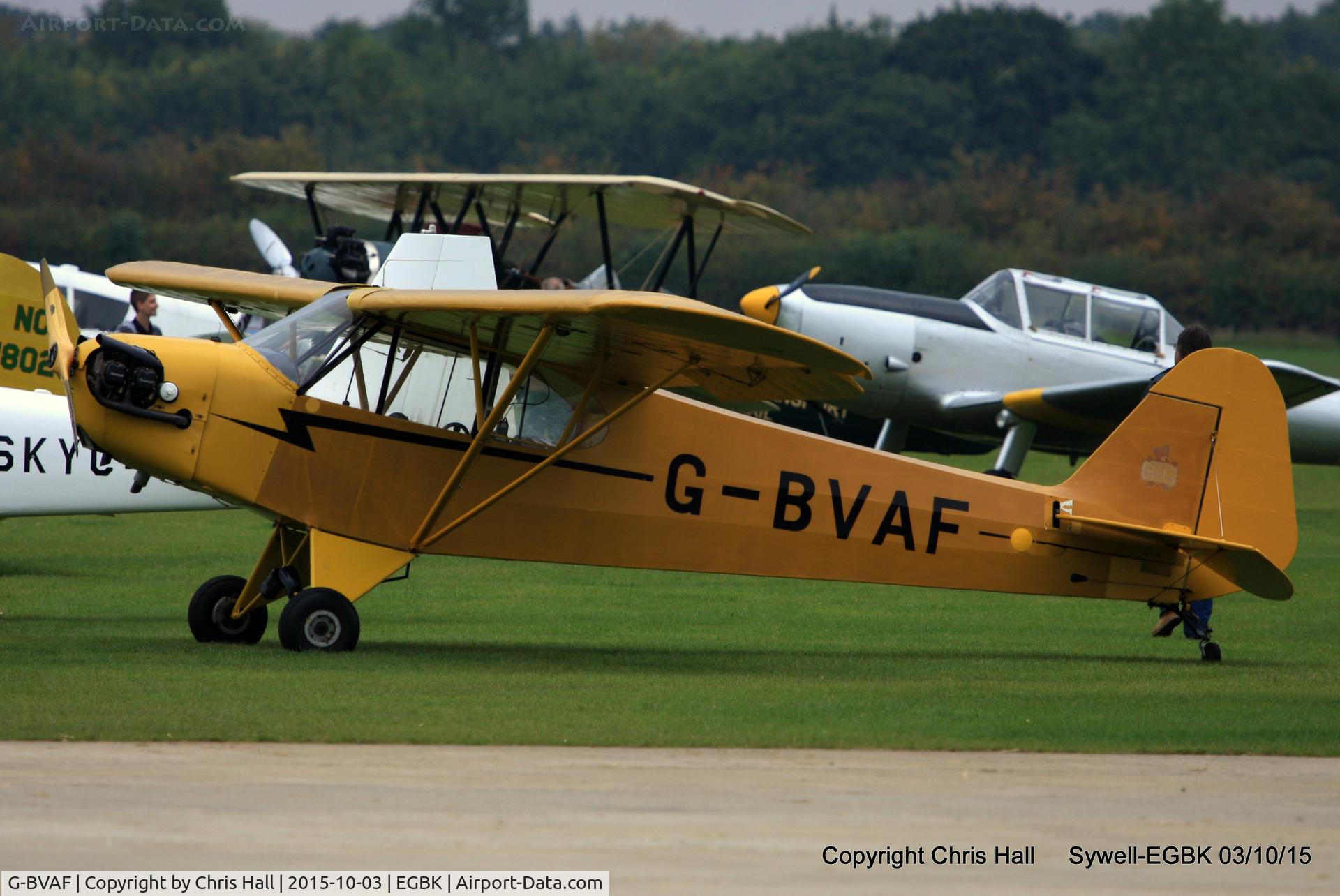 G-BVAF, 1940 Piper J3C-65 Cub Cub C/N 4645, at The Radial And Training Aircraft Fly-in
