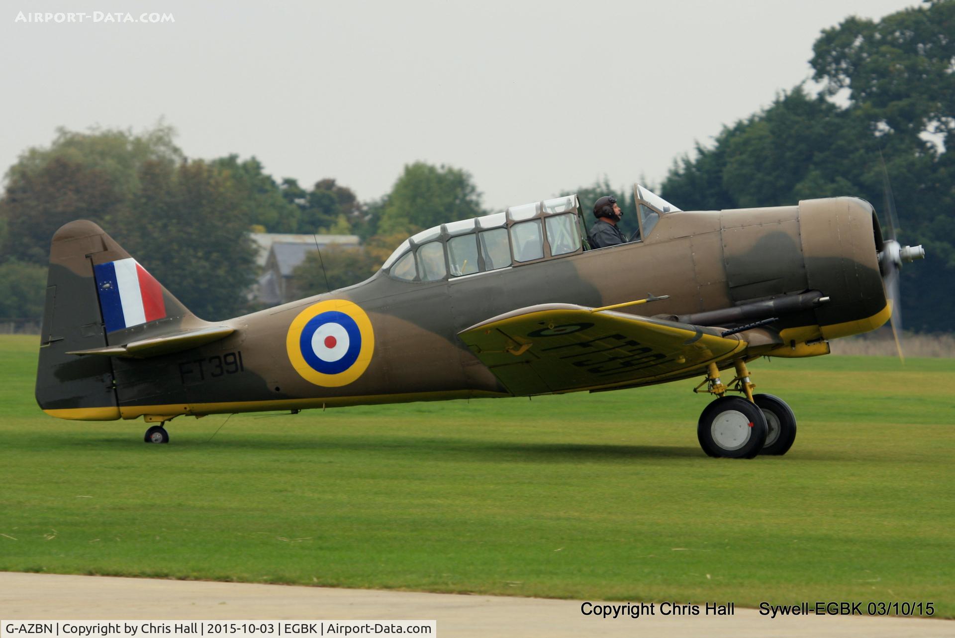 G-AZBN, 1942 Noorduyn AT-16 Harvard IIB C/N 14A-1431, at The Radial And Training Aircraft Fly-in