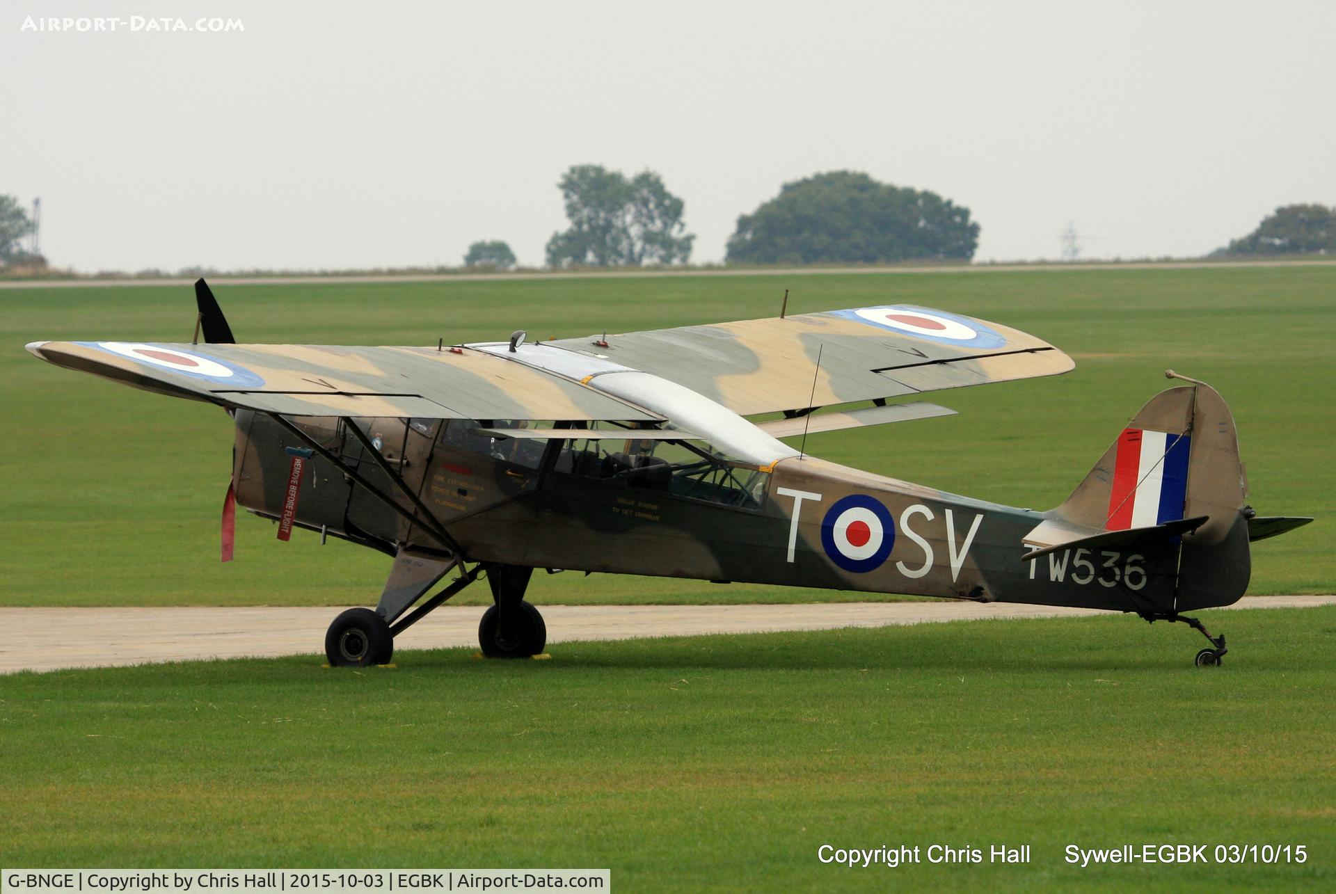 G-BNGE, 1946 Auster AOP.6 C/N 1925, at The Radial And Training Aircraft Fly-in