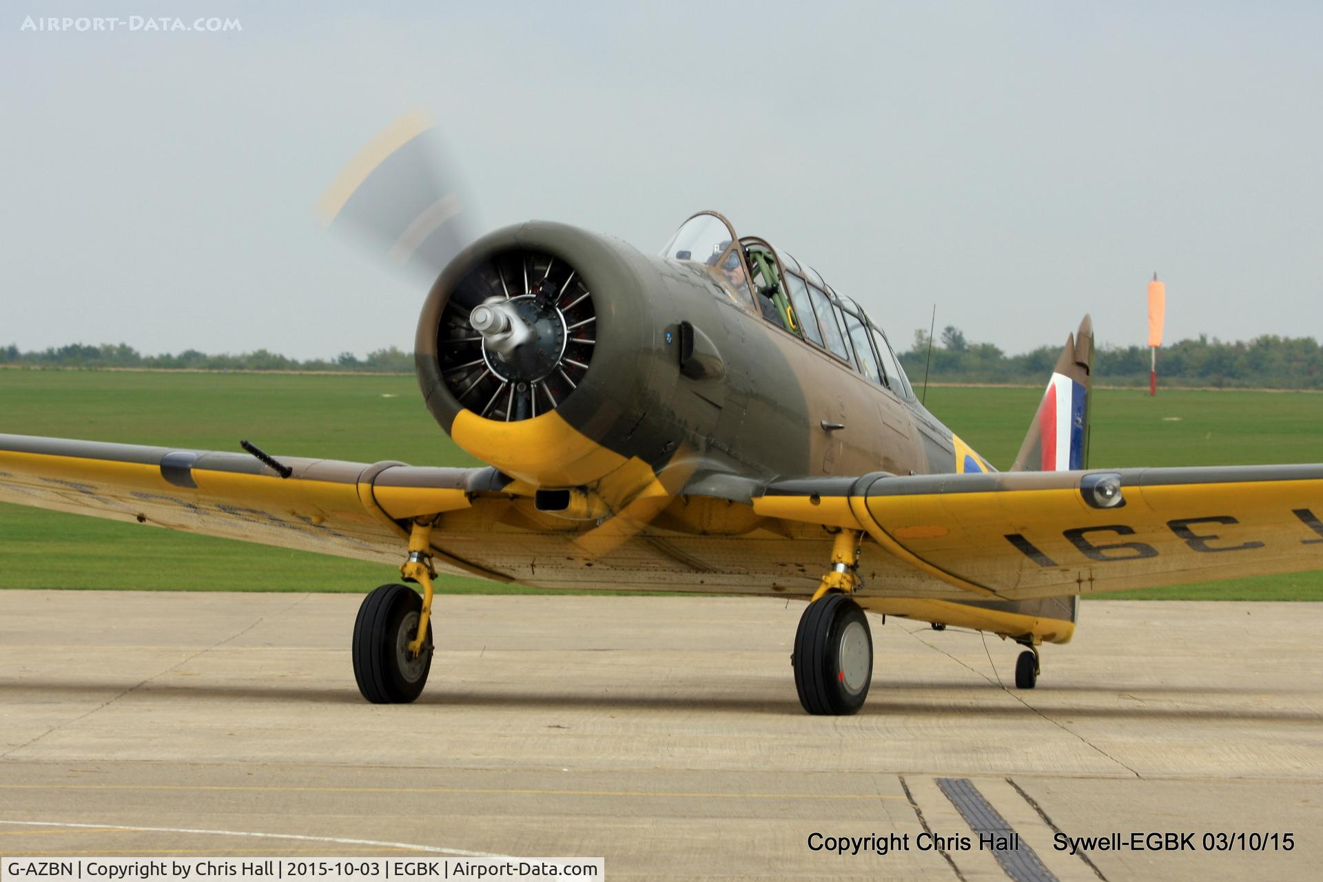 G-AZBN, 1942 Noorduyn AT-16 Harvard IIB C/N 14A-1431, at The Radial And Training Aircraft Fly-in