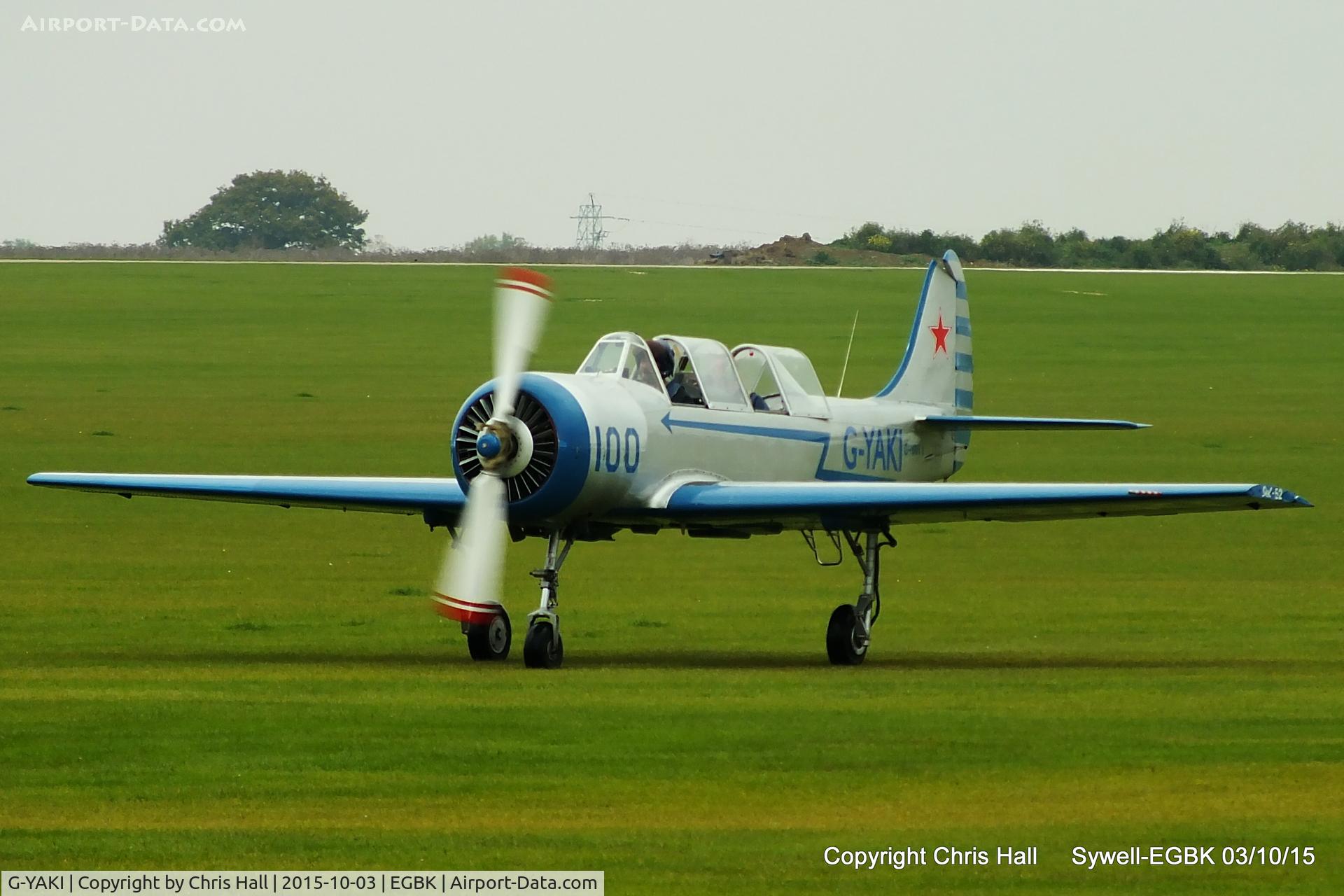 G-YAKI, 1986 Bacau Yak-52 C/N 866904, at The Radial And Training Aircraft Fly-in