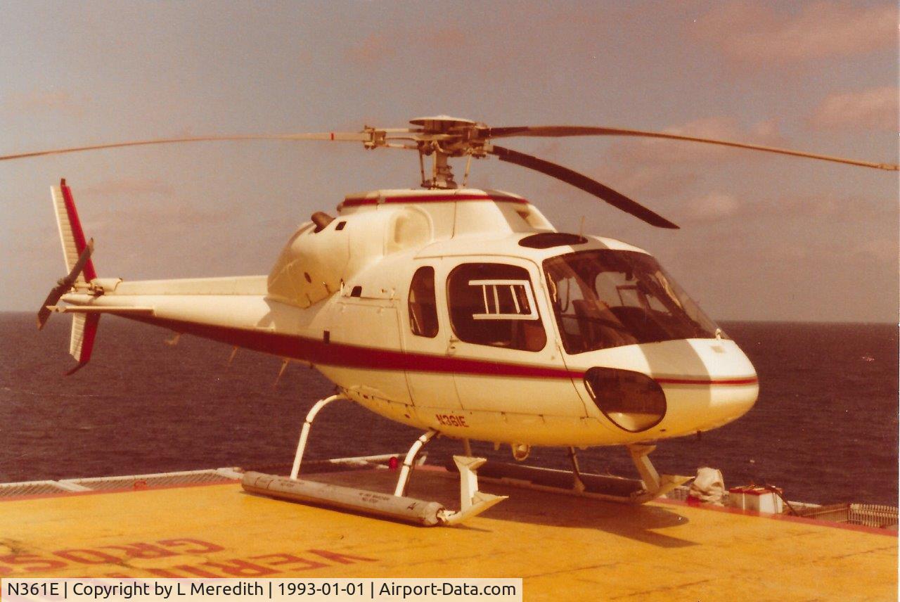 N361E, Aerospatiale AS-355F-1 Ecureuil 2 C/N 5155, N361E owned & operated by Transcontinental Gas Pipeline in the Gulf of Mexico