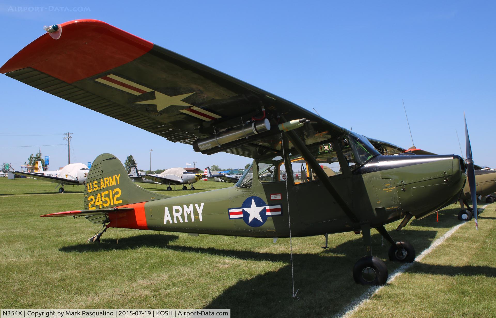 N354X, 1957 Cessna L-19E Bird Dog C/N 24512, Cessna L-19E