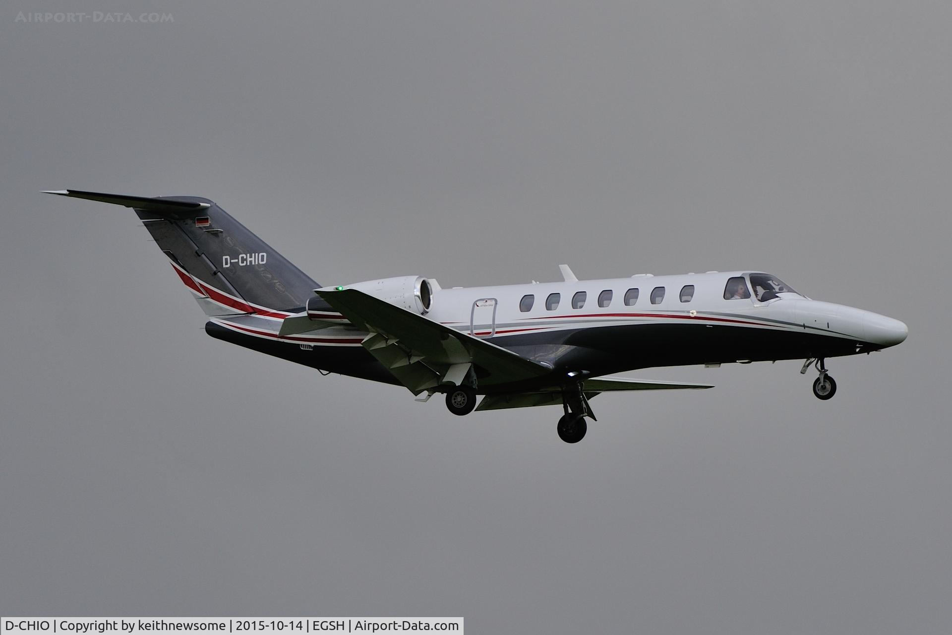D-CHIO, 2012 Cessna 525B CitationJet CJ3 C/N 525B-0378, Nice visitor.
