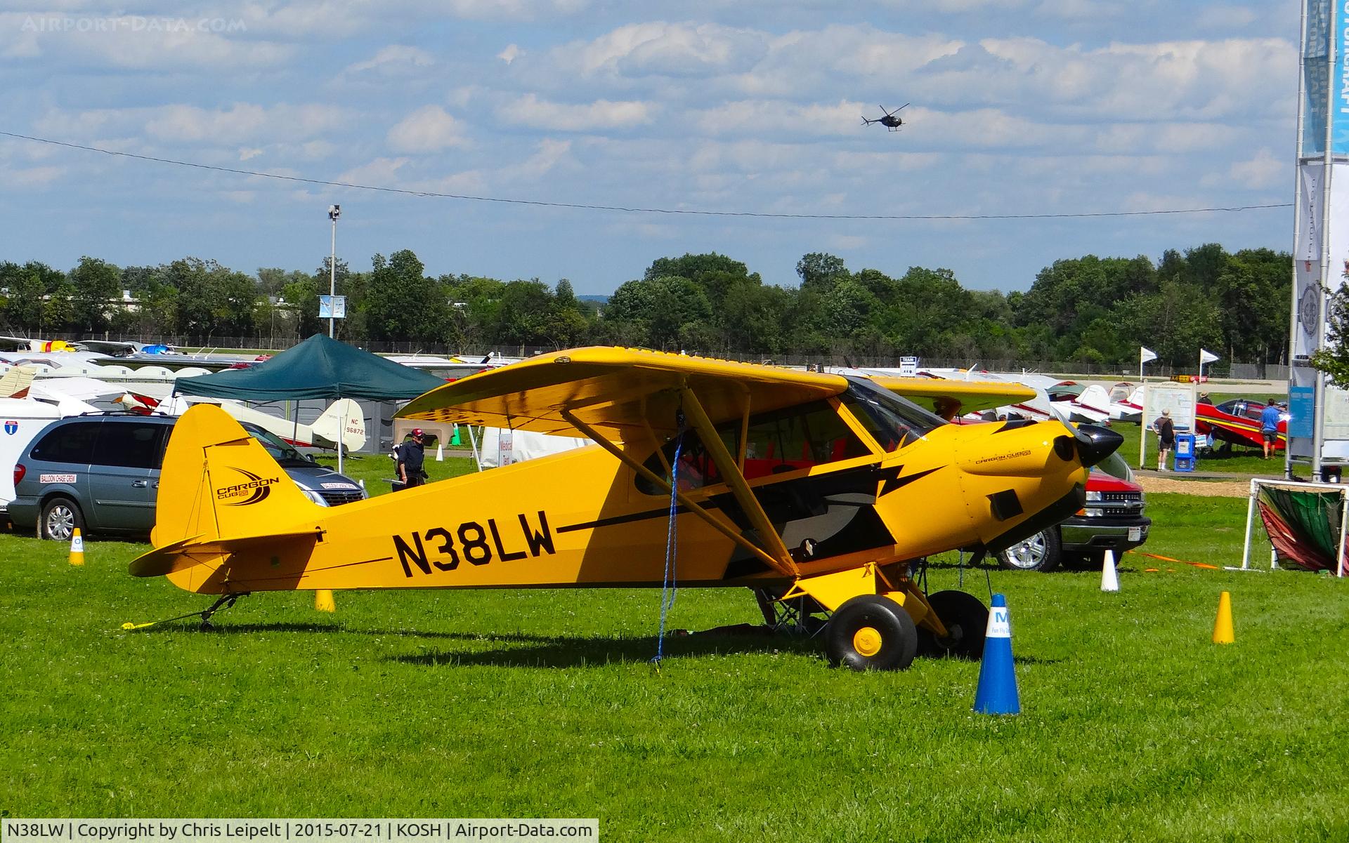 N38LW, Cub Crafters CC11-160 Carbon Cub SS C/N CC11-00185, Sportplanes of Iowa LLC (Manchester, IA) Carbon Cub at EAA AirVenture 2015.