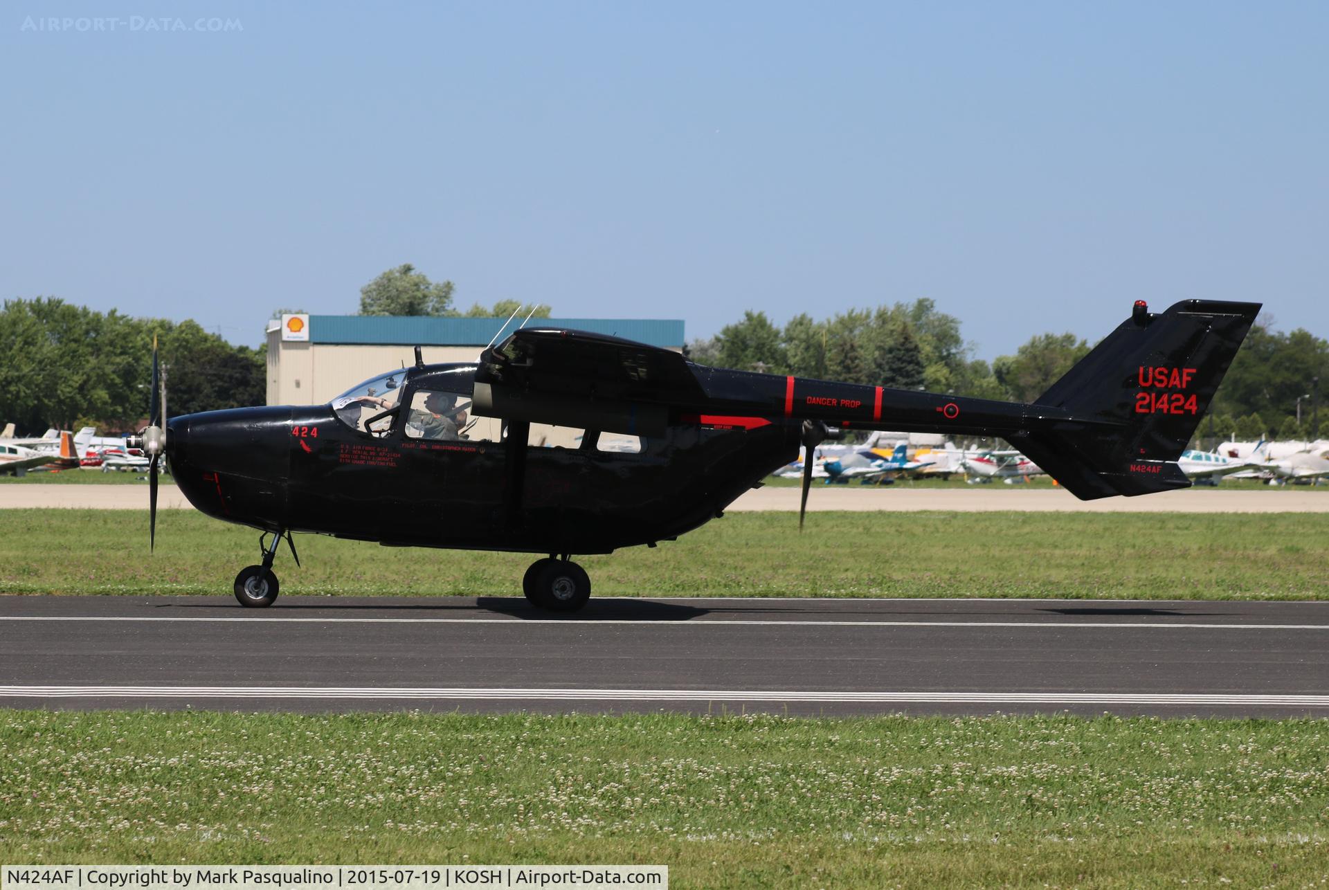 N424AF, 1967 Cessna O-2A Super Skymaster C/N 337M-0130, Cessna O-2A