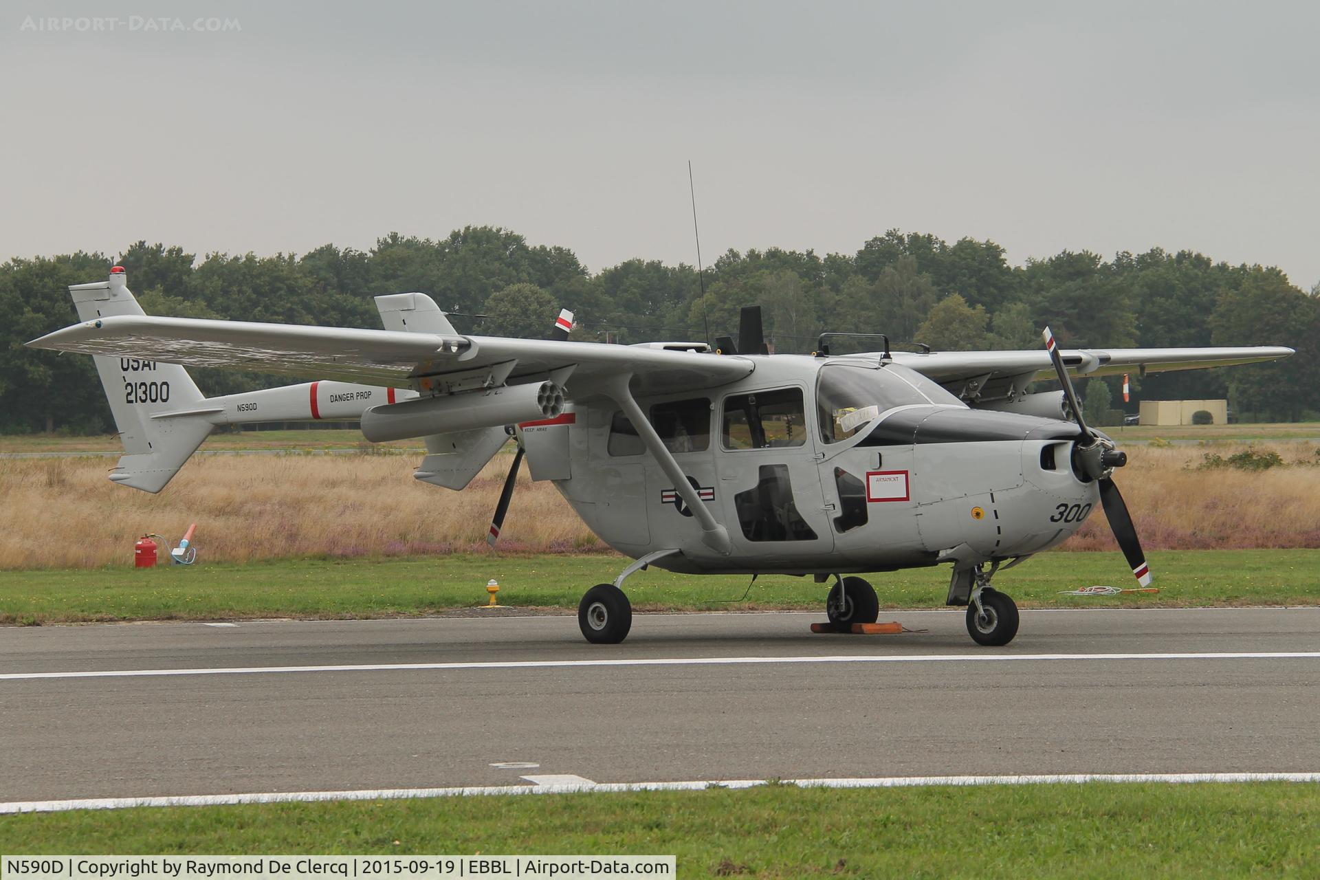 N590D, 1967 Cessna O-2A Super Skymaster C/N 337M-0006, Spottersday at Kleine Brogel.