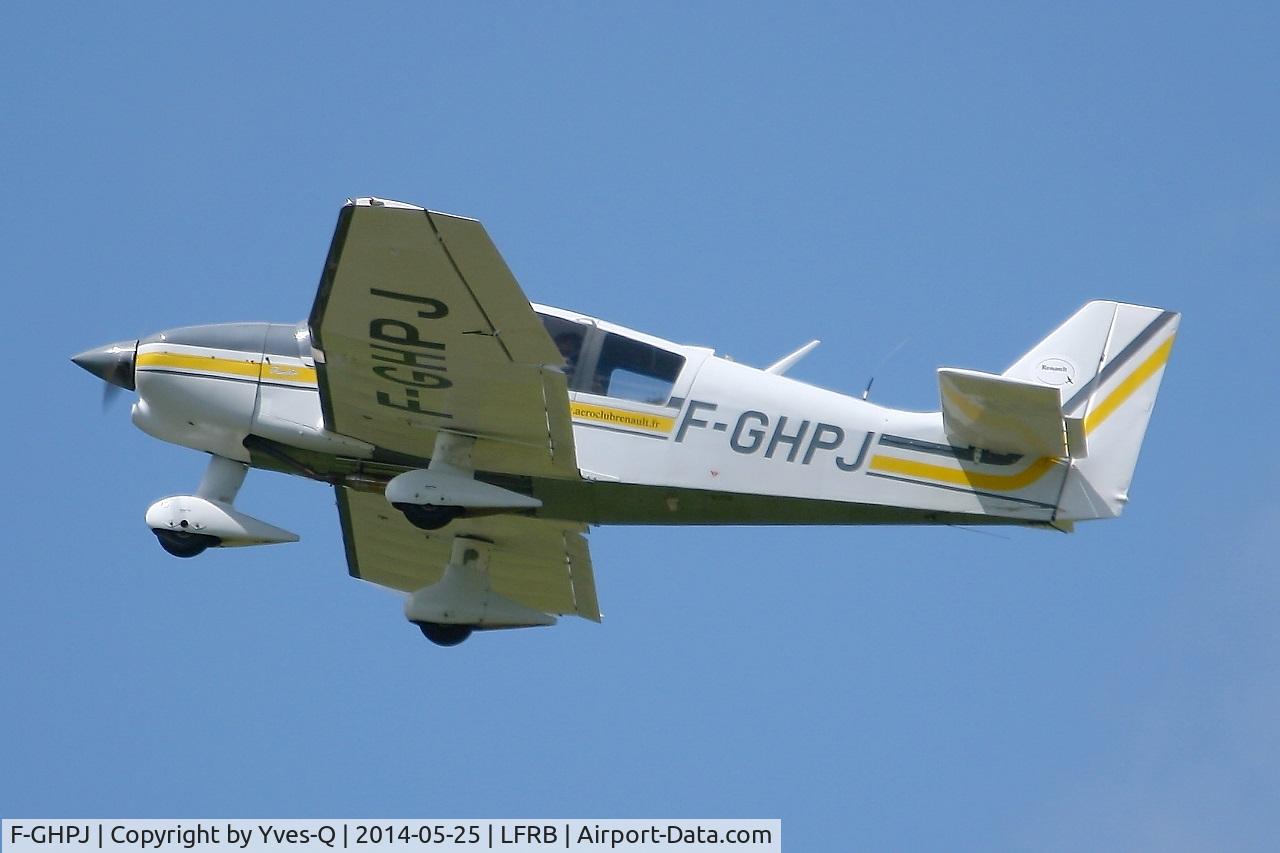 F-GHPJ, Robin DR-400-140B Major C/N 1874, Robin DR-400-140B Major, Take off rwy 25L, Brest-Bretagne airport (LFRB-BES)