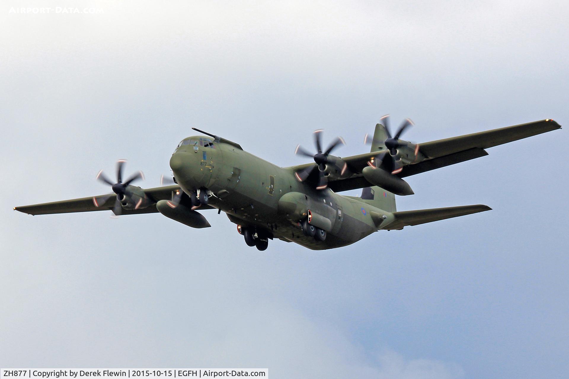 ZH877, 1998 Lockheed Martin C-130J-30 Hercules C.4 C/N 382-5461, C-130J-30, RAF Brize Norton Based, 24\30 Squadrons, callsign Reach172, previously N4081M, fly-by runway 22.