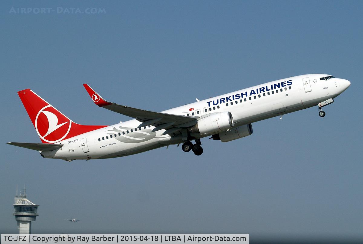TC-JFZ, 2000 Boeing 737-8F2 C/N 29784, Boeing 737-8F2 [29784] (THY Turkish Airlines) Istanbul-Ataturk~TC 18/04/2015