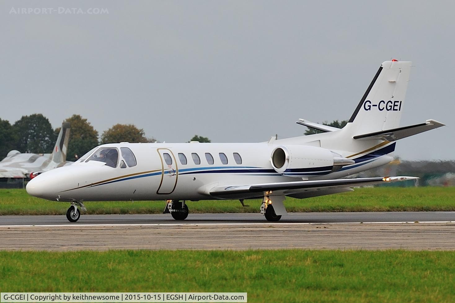 G-CGEI, 2000 Cessna 550 Citation Bravo C/N 550-0951, Nice visitor.