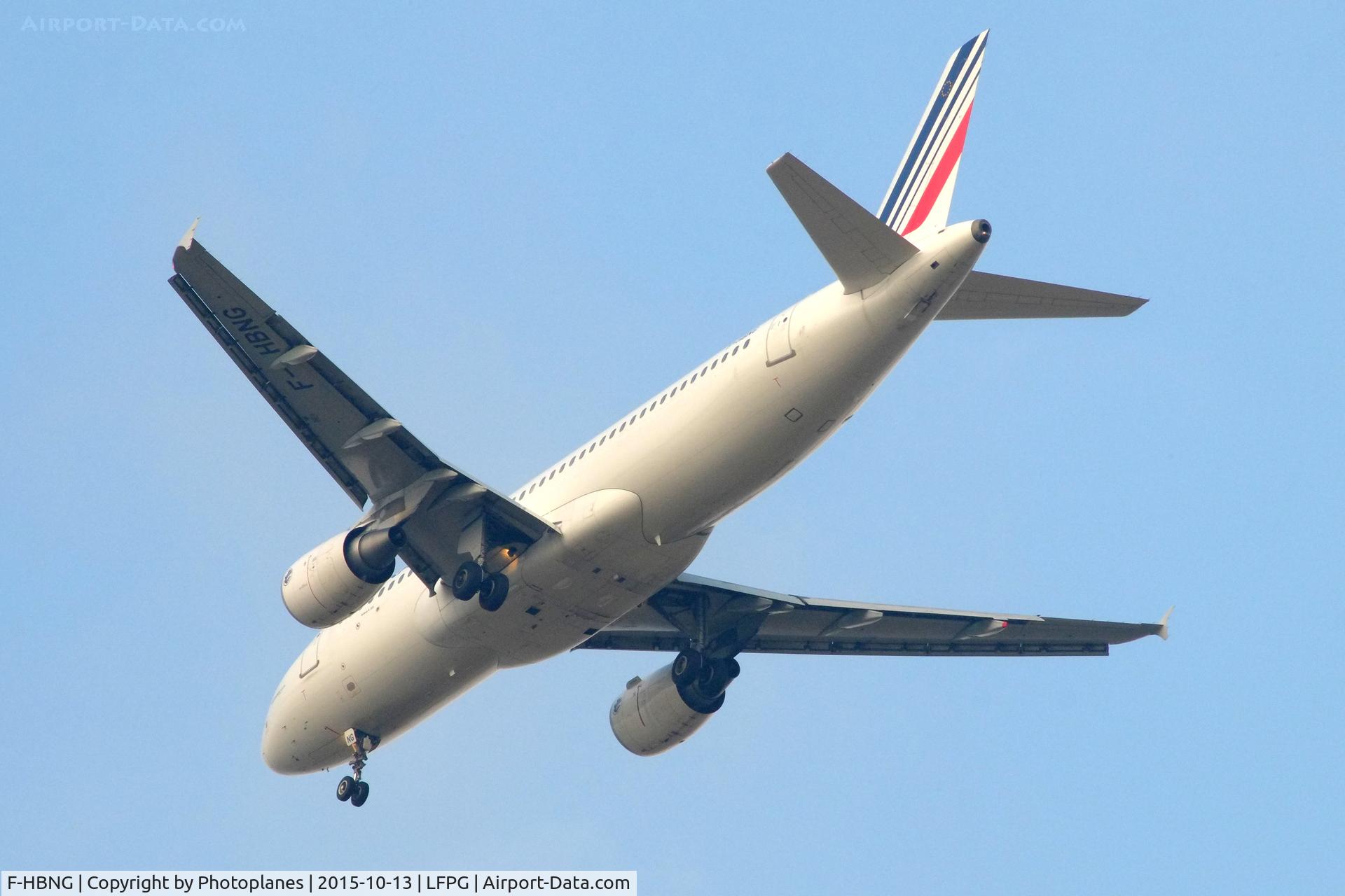 F-HBNG, 2011 Airbus A320-214 C/N 4747, Landing to CDG