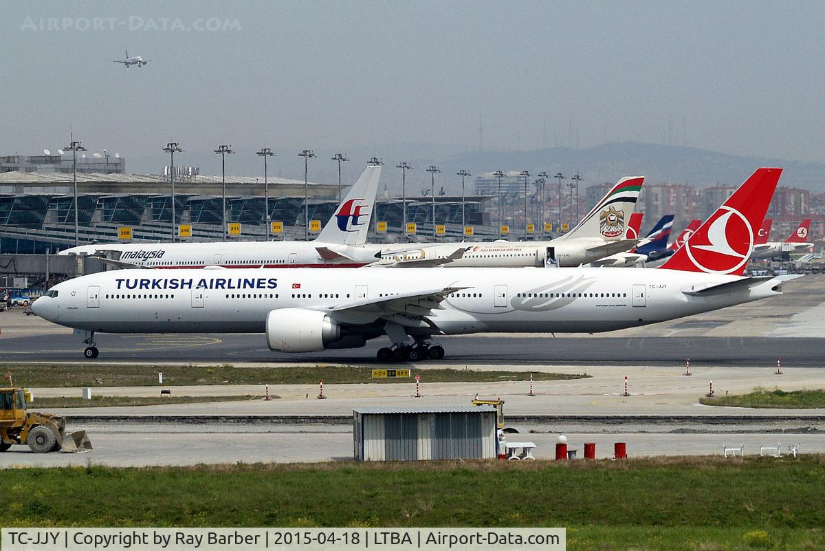 TC-JJY, 2015 Boeing 777-3F2/ER C/N 44120, Boeing 777-3F2ER [44120] (THY Turkish Airlines) Istanbul-Ataturk~TC 18/04/2015