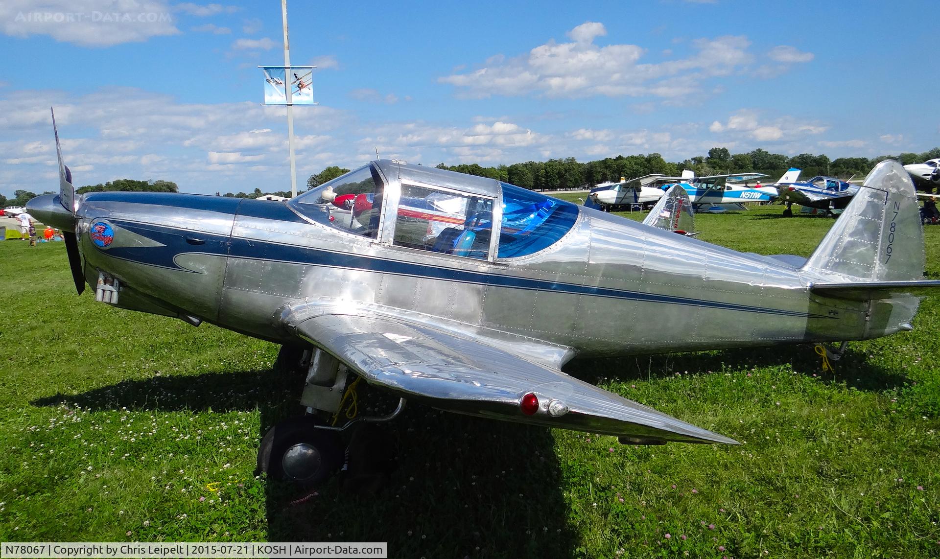 N78067, 1946 Globe GC-1B Swift C/N 2067, Phoenix Flyers LLC (Stillwater, MN) 1946 Globe GC-1B at EAA AirVenture 2015.
