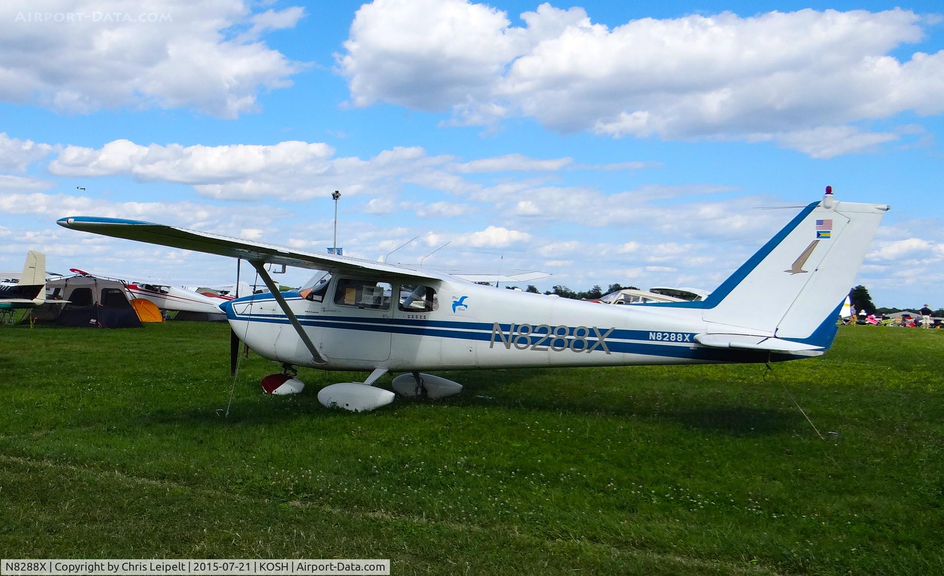 N8288X, 1961 Cessna 172C C/N 17248788, North Carolina-based 1961 Cessna 172C at EAA AirVenture 2015.