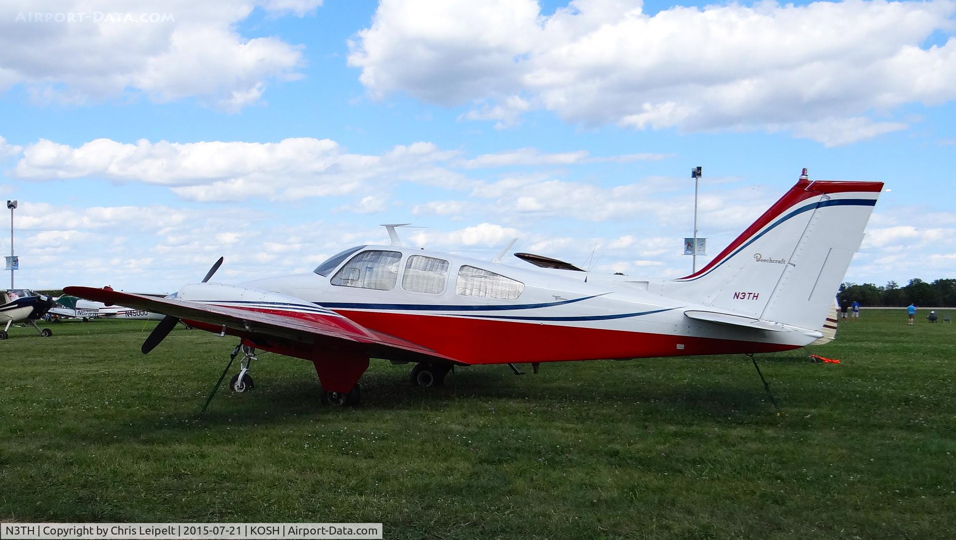 N3TH, 1967 Beech 95-B55 (T42A) Baron C/N TC-1034, Texas-based 1967 Beechcraft Twin Bonanza (T42A) at EAA AirVenture 2015.