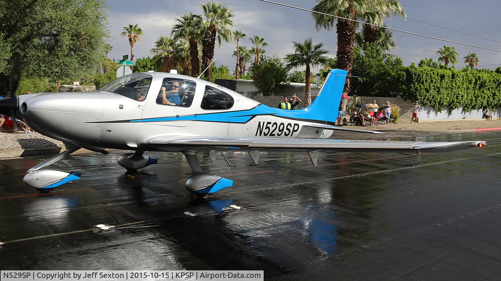 N529SP, 2015 Cirrus SR22T C/N 1085, Parade of Planes 2015 - Palm Springs