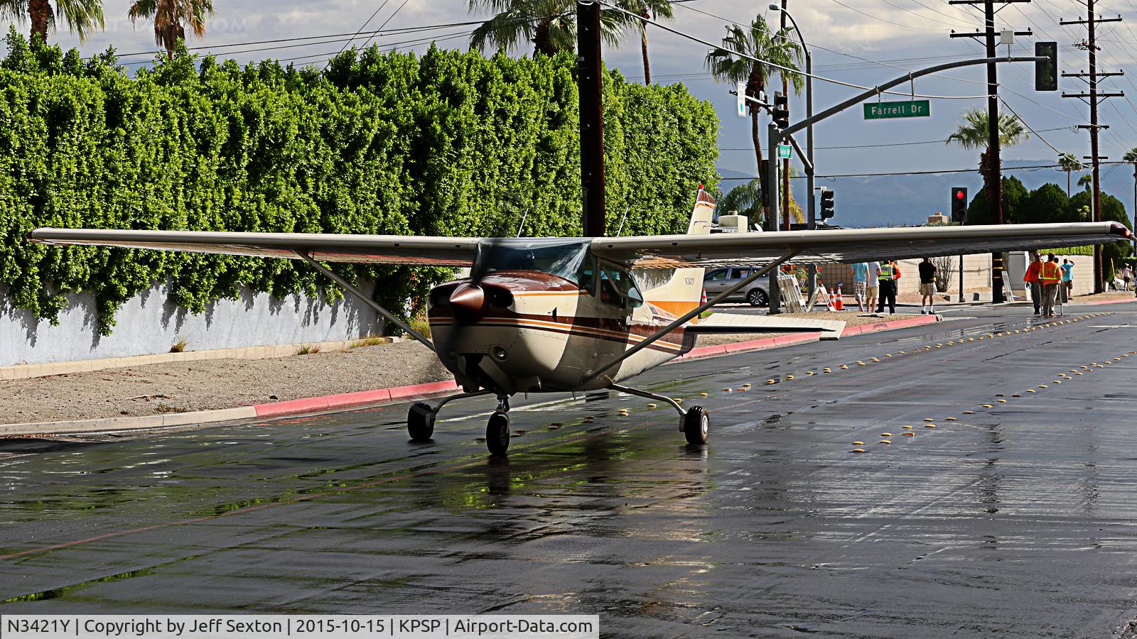 N3421Y, 1979 Cessna R182 Skylane RG C/N R18201420, Parade of Planes 2015 - Palm Springs