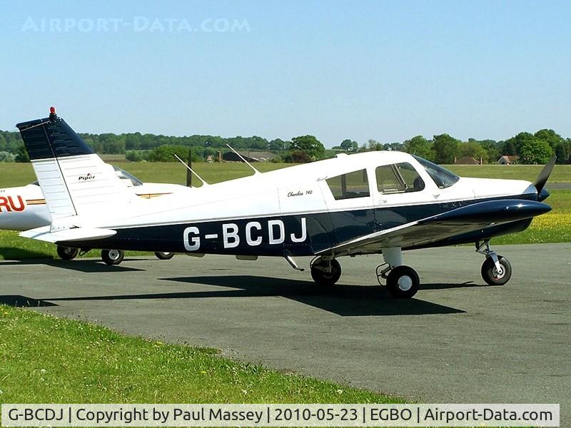 G-BCDJ, 1968 Piper PA-28-140 Cherokee C/N 28-24276, Visitor to Halfpenny Green. EX:-PH-NLV,N1841J.