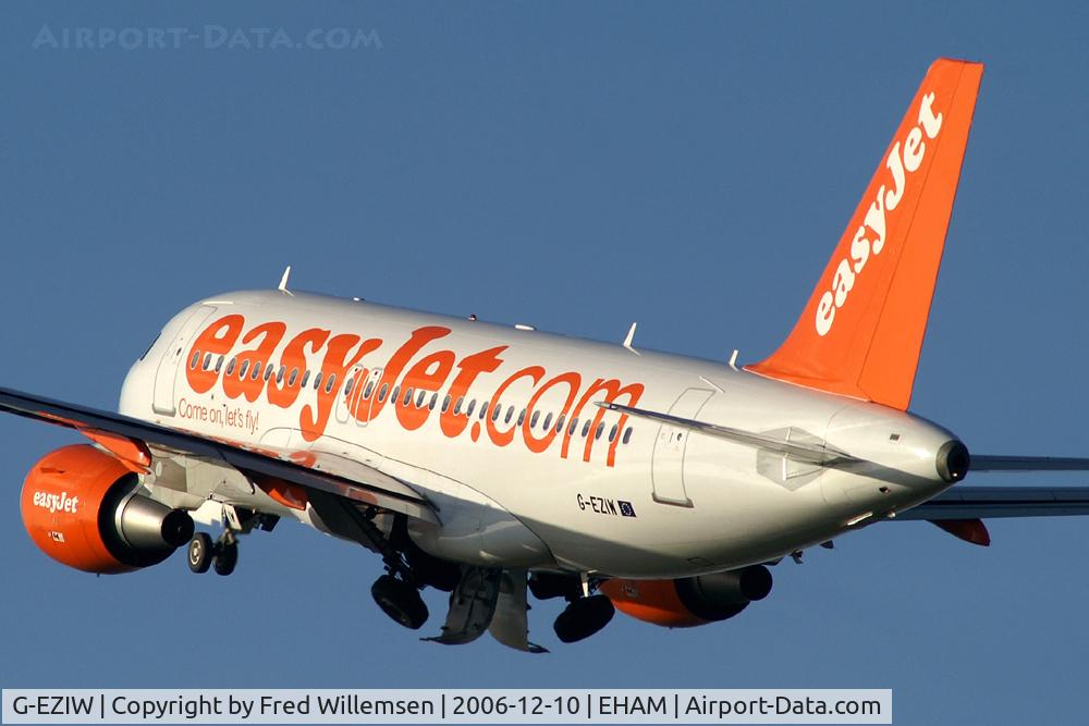 G-EZIW, 2005 Airbus A319-111 C/N 2578, EASYJET