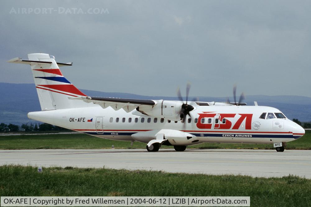OK-AFE, 1995 ATR 42-420 C/N 487, CSA
