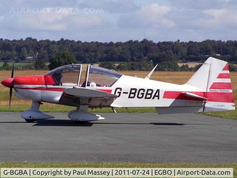 G-BGBA, 1978 Robin R-2100A C/N 133, Visitor to Halfpenny Green. EX:-F-OCBJ. Now PWFU.