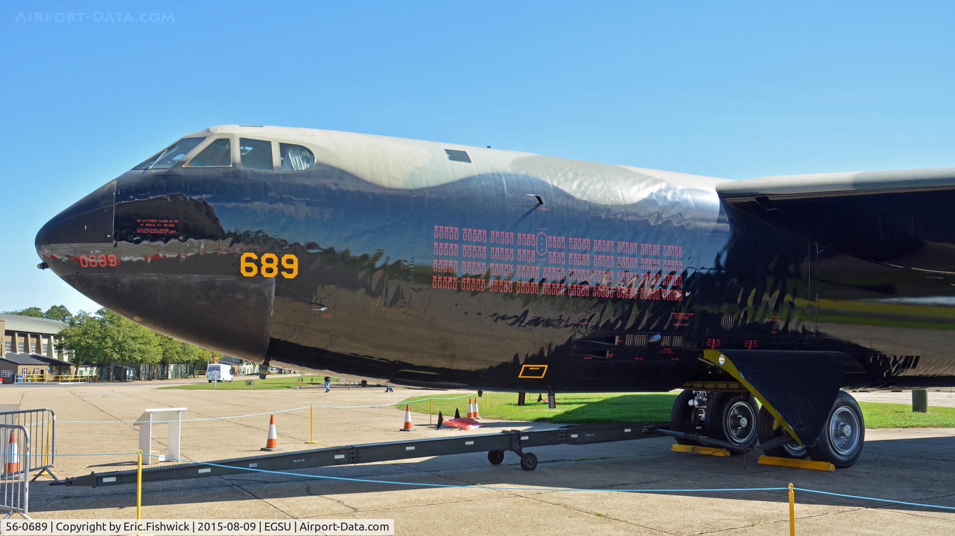 56-0689, 1956 Boeing B-52D Stratofortress C/N 464060, 4. 56-0689 due to return to the American Air Museum, Duxford, Cambridgeshire.