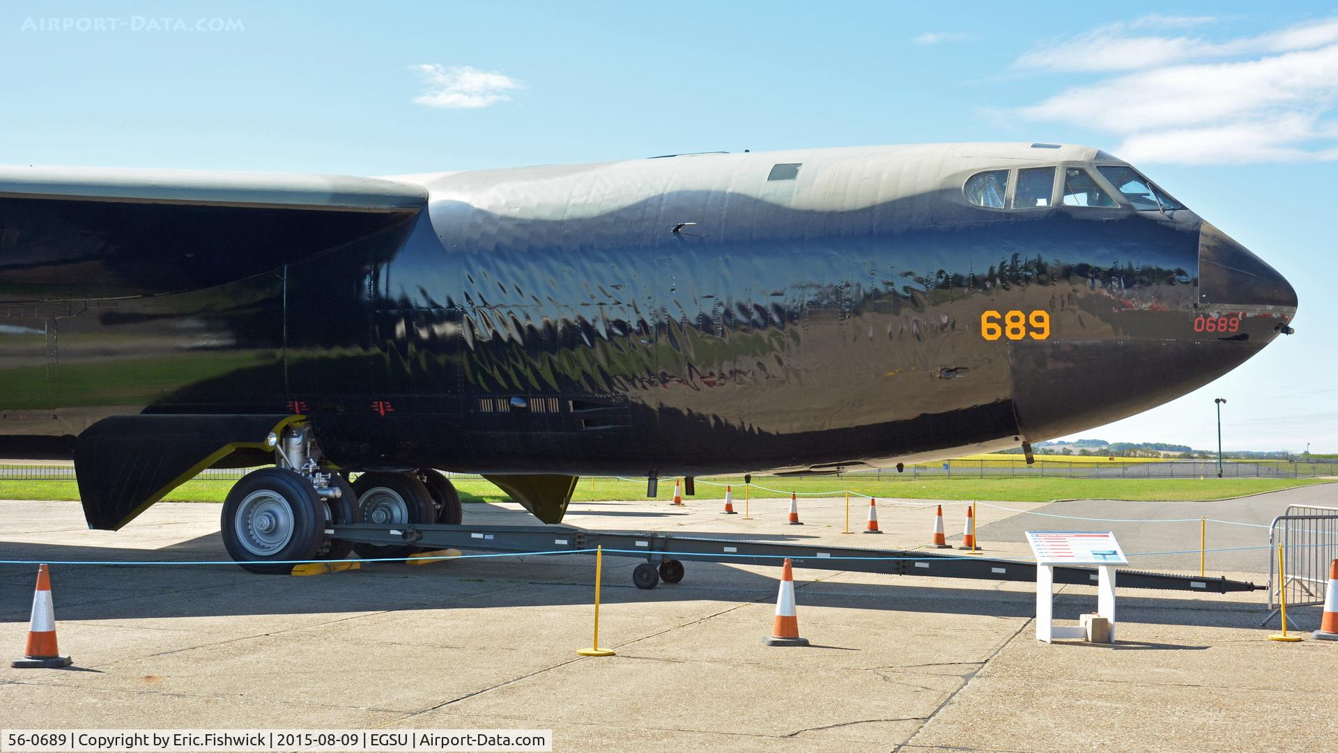 56-0689, 1956 Boeing B-52D Stratofortress C/N 464060, 4. 56-0689 due to return to the American Air Museum, Duxford, Cambridgeshire.