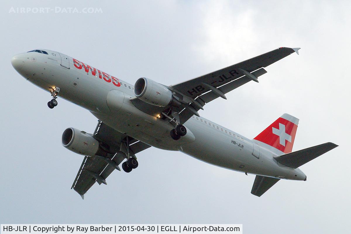 HB-JLR, 2012 Airbus A320-214 C/N 5037, Airbus A320-214 [5037] (Swiss International Air Lines) Home~G 30/04/2015. On approach 27R.