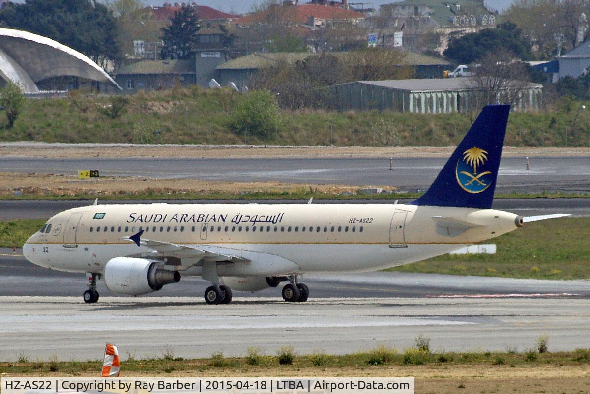 HZ-AS22, 2010 Airbus A320-232 C/N 4484, Airbus A320-232 [4484] (Saudi Arabian Airlines)  Istanbul-Ataturk~TC 18/04/2015