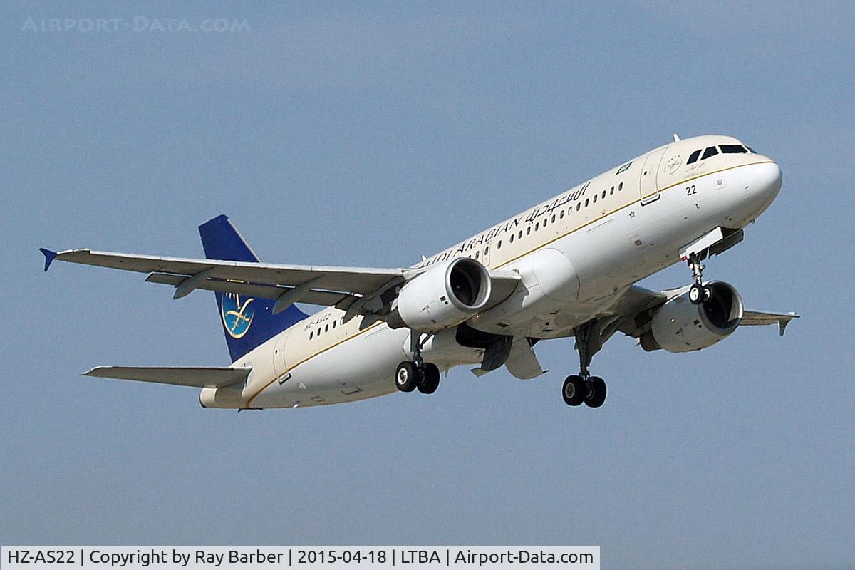 HZ-AS22, 2010 Airbus A320-232 C/N 4484, Airbus A320-232 [4484] (Saudi Arabian Airlines)  Istanbul-Ataturk~TC 18/04/2015