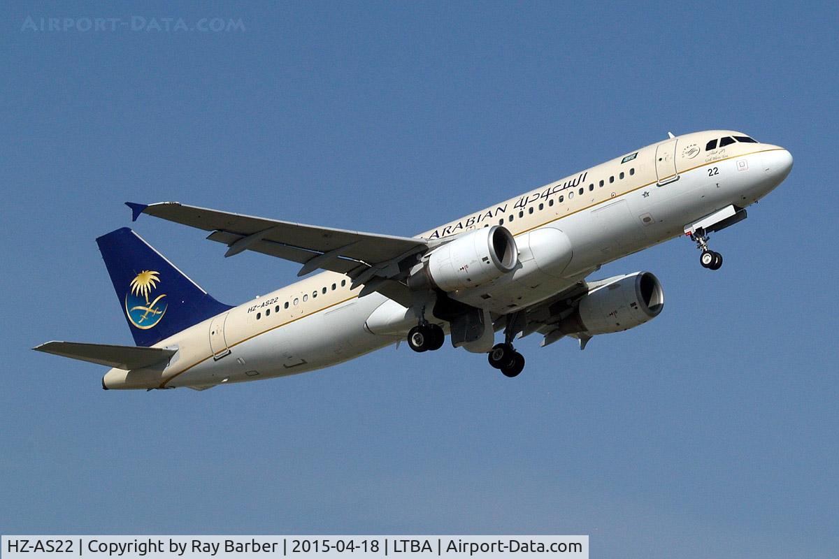 HZ-AS22, 2010 Airbus A320-232 C/N 4484, Airbus A320-232 [4484] (Saudi Arabian Airlines)  Istanbul-Ataturk~TC 18/04/2015