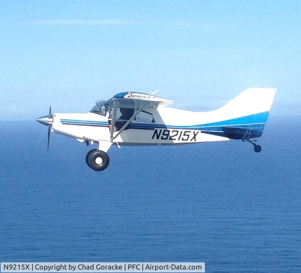 N9215X, Maule M-6-235 Super Rocket C/N 7519C, Flying along Oregon coast