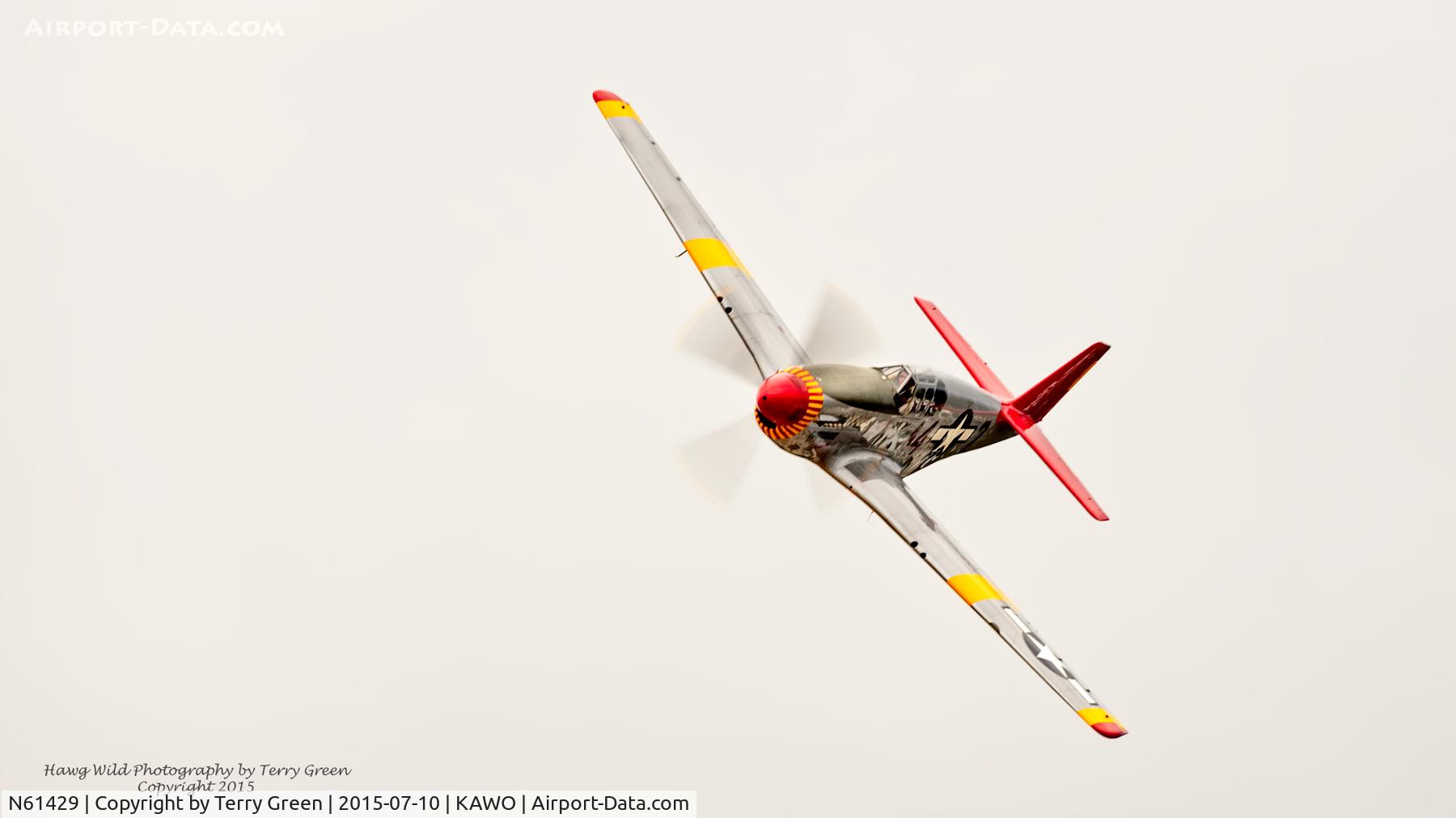 N61429, 1942 North American P-51C Mustang C/N 103-26199, 2015 Arlington Fly-In