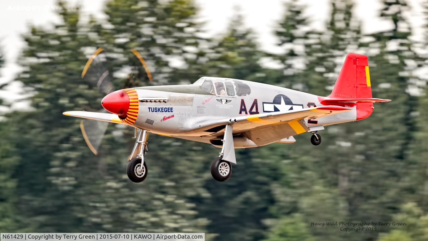 N61429, 1942 North American P-51C Mustang C/N 103-26199, 2015 Arlington Fly-In