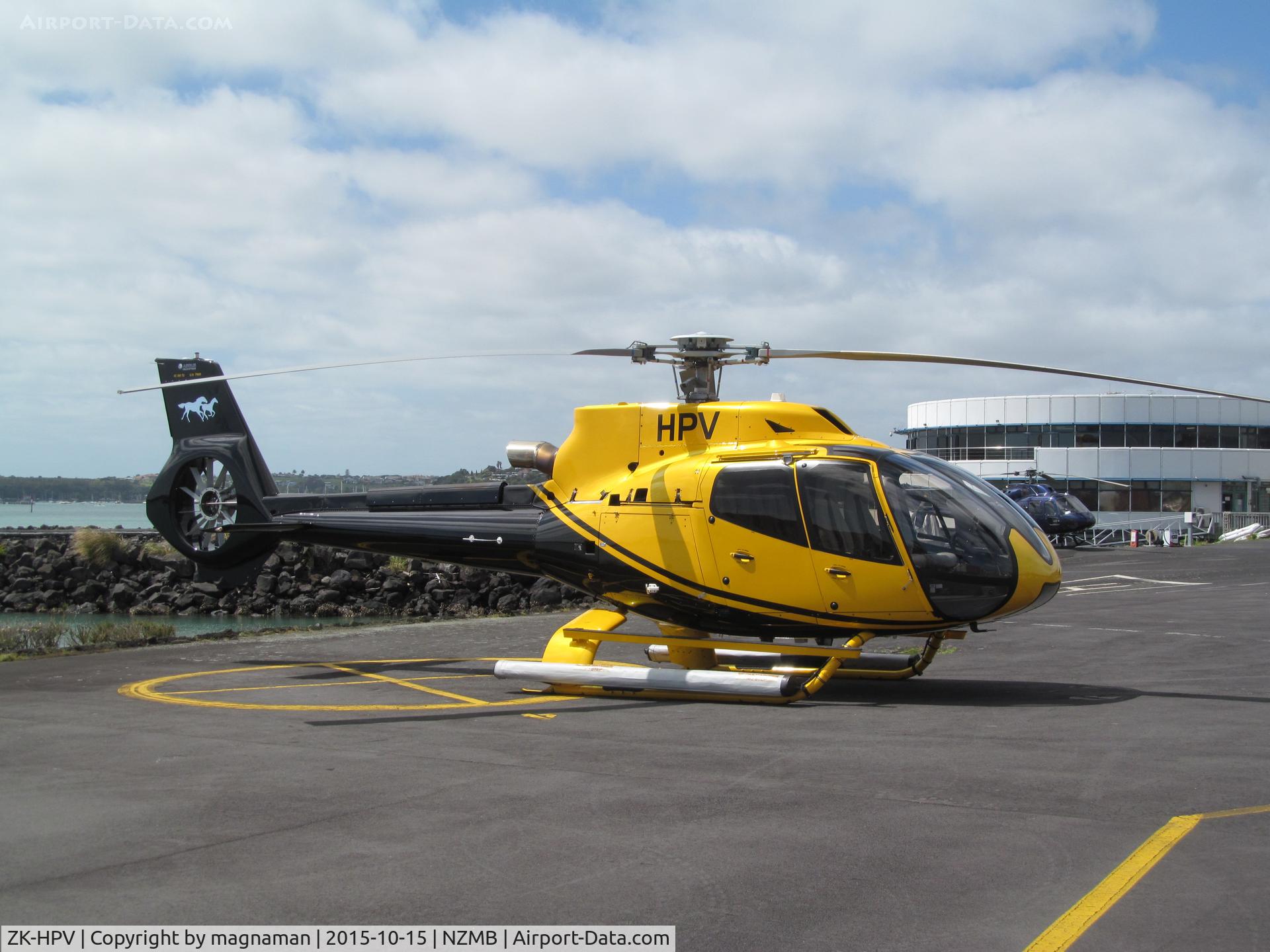 ZK-HPV, Eurocopter EC-130T-2 C/N 7969, nice and bright at docks heliport