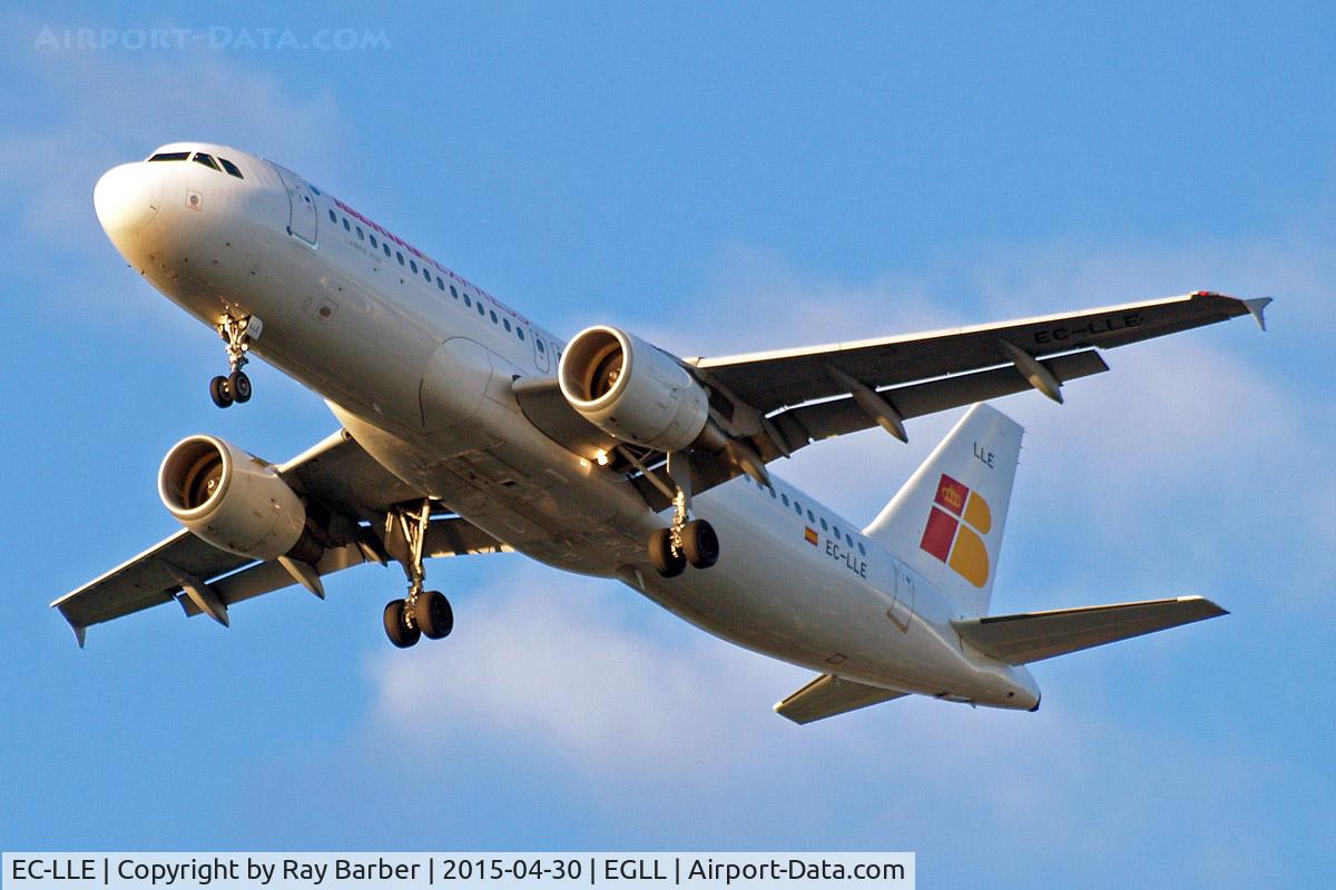EC-LLE, 1999 Airbus A320-214 C/N 1119, Airbus A320-214 [1119] (Iberia Express) Home~G 30/04/2015. On approach 27R.