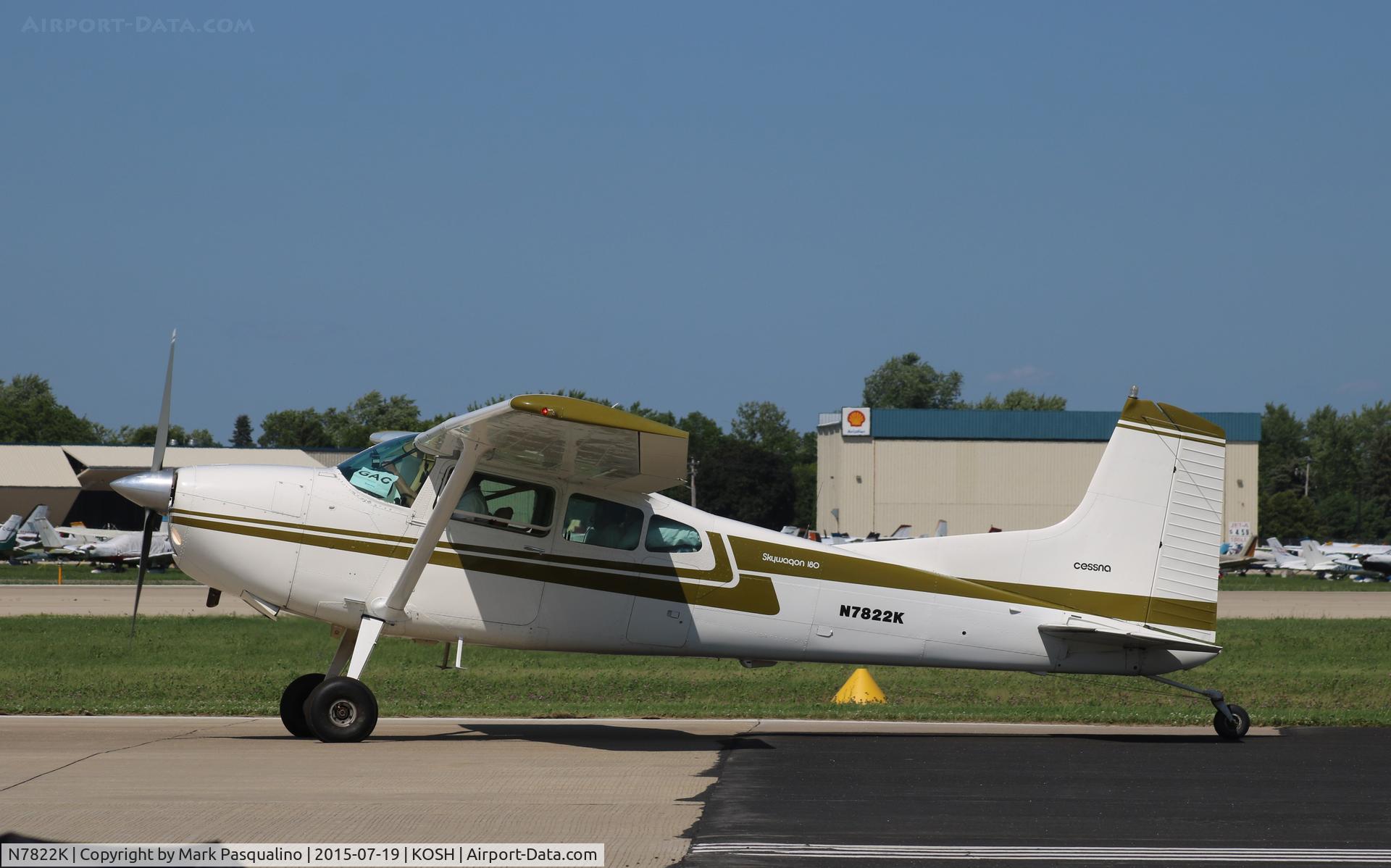 N7822K, 1976 Cessna 180J C/N 18052756, Cessna 180J