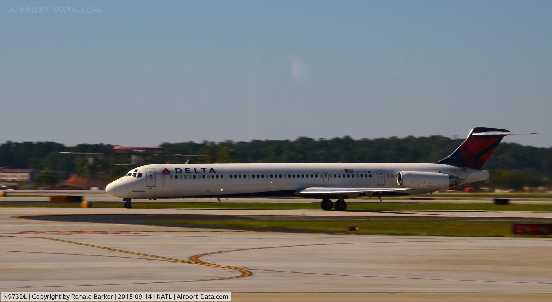 N973DL, 1991 McDonnell Douglas MD-88 C/N 53241, Takeoff Atlanta