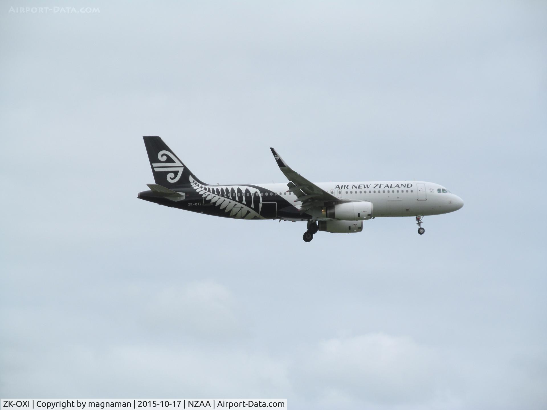 ZK-OXI, 2015 Airbus A320-232 C/N 6533, short finals