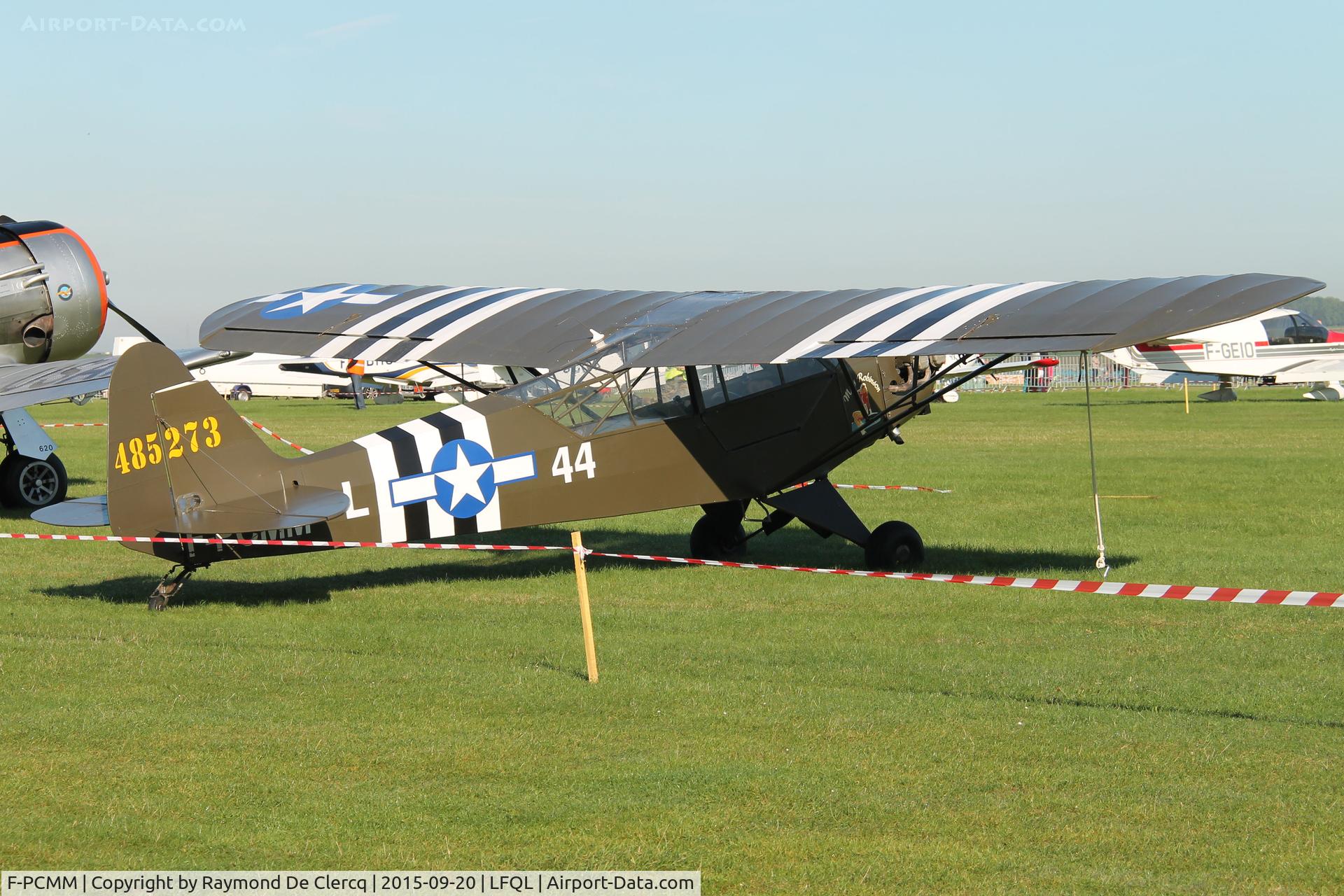 F-PCMM, Piper J3C-65D Cub Cub C/N S1, Airshow Lens.