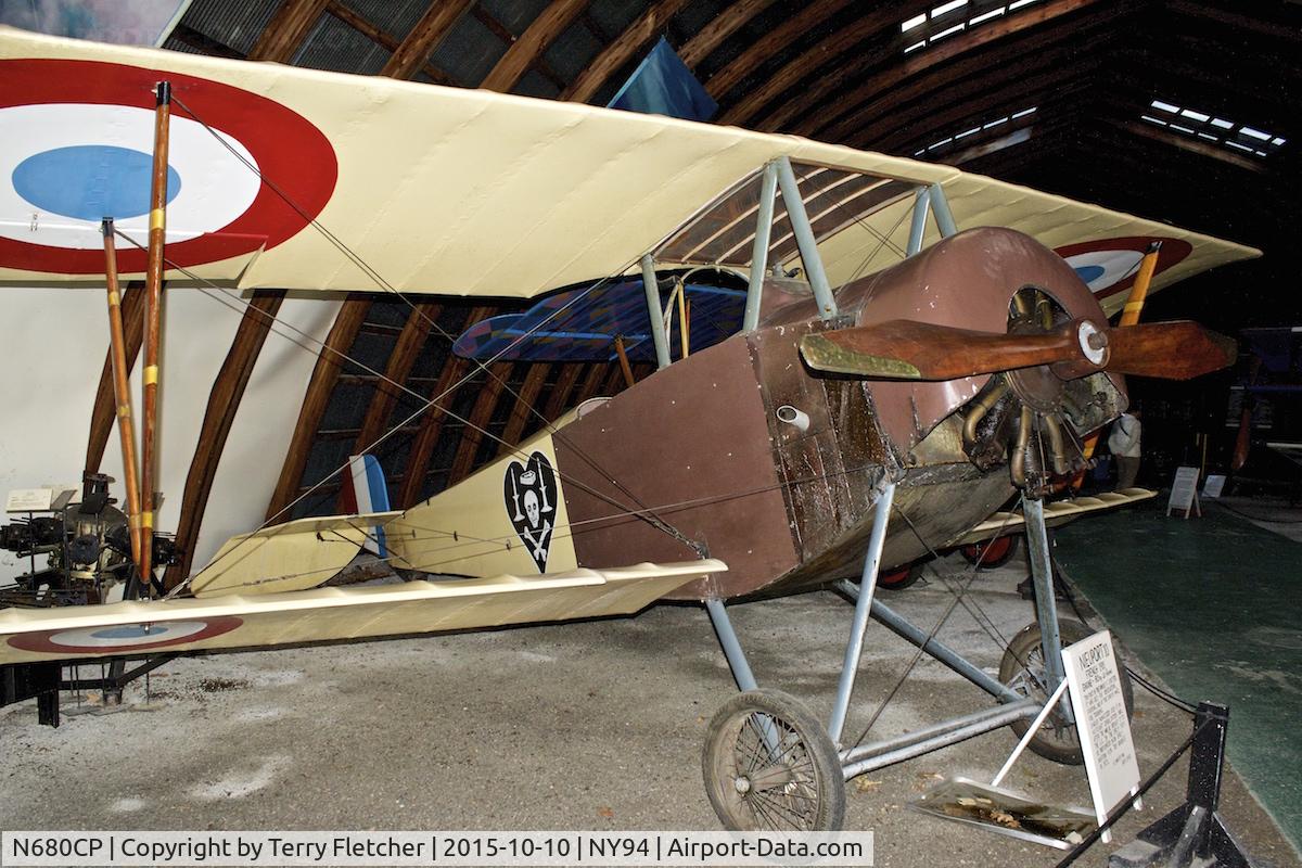 N680CP, 1915 Nieuport 10/83E C/N 680, Displayed at Old Rhinebeck Aerodrome in New York State