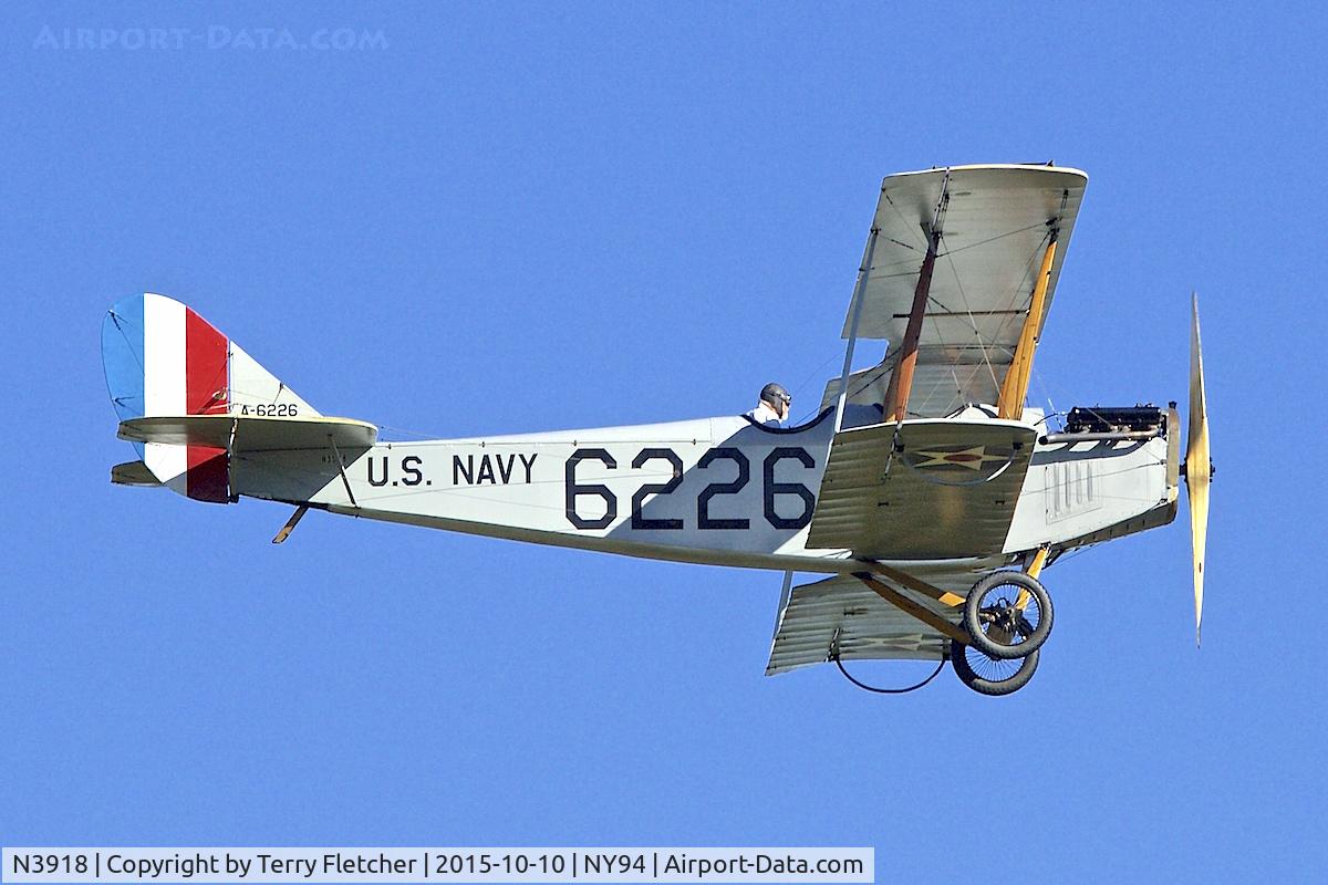 N3918, 1919 Curtiss JN-4H Jenny C/N 3919, Displayed at Old Rhinebeck Aerodrome in New York State