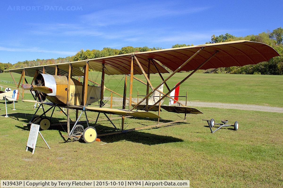 N3943P, 1983 Caudron G-3 C/N 1914-2, Displayed at Old Rhinebeck Aerodrome in New York State