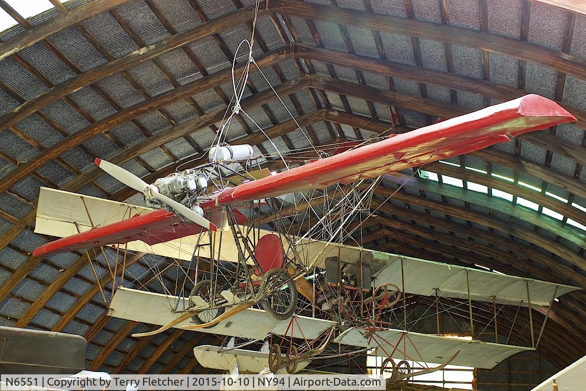 N6551, 1970 Gazelle HO-2 C/N 1, Displayed at Old Rhinebeck Aerodrome in New York State